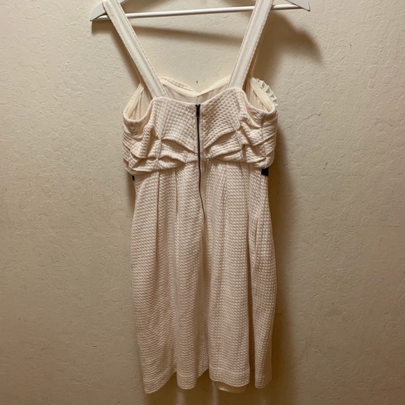 Anthro Deletta Cream Breakfasting Night Out Dress - Picture 5 of 7